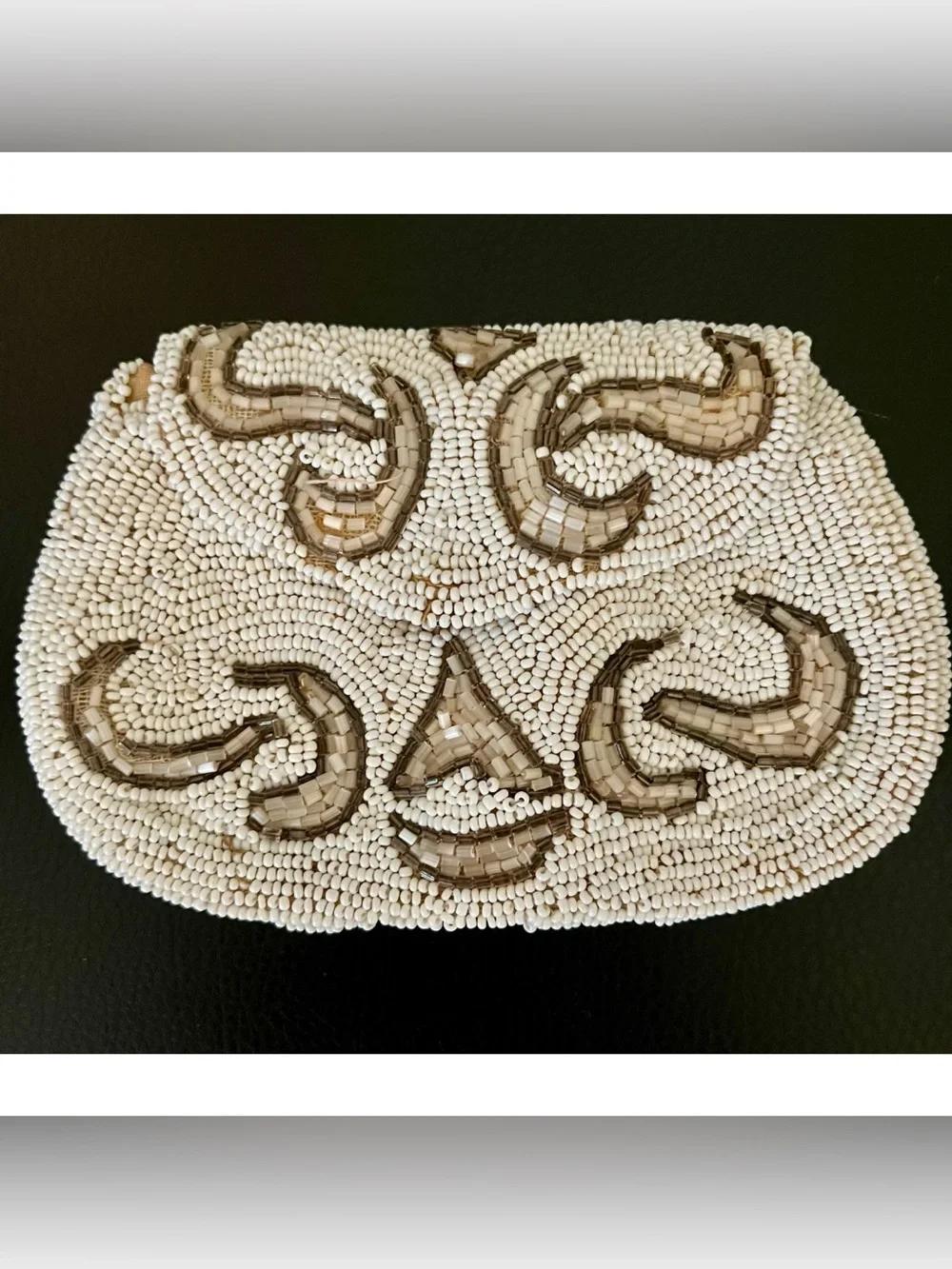 Vintage Beaded Wristlet Evening Elegant Handcrafted Little Bag